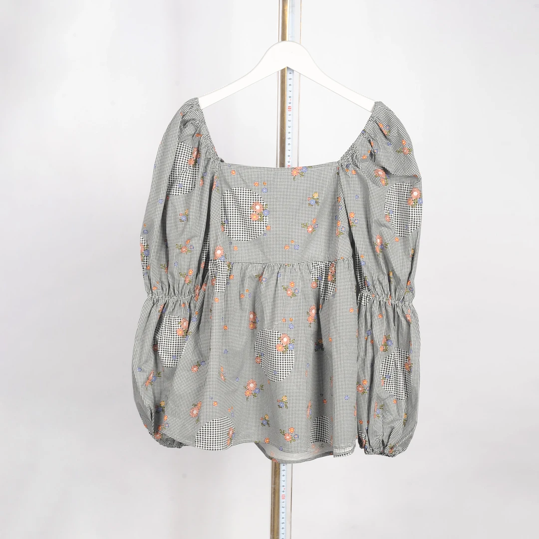 【专柜捡漏】B6女装URB-上衣小衫YU3622千鸟花