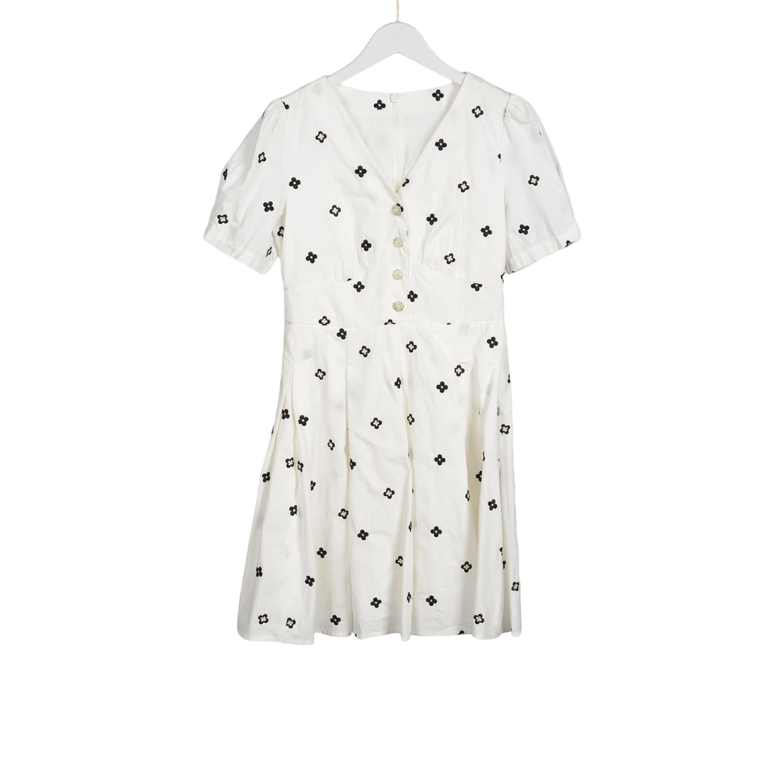 【专柜捡漏】欧家女装WJB-连衣裙2200-米白