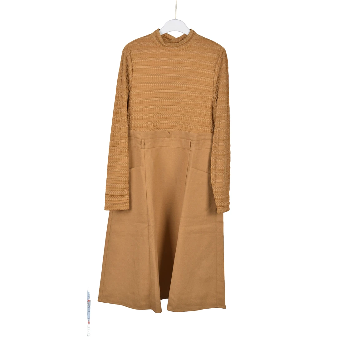 【Y专柜捡漏】女装QAB-连衣裙6703卡其/无腰带正码