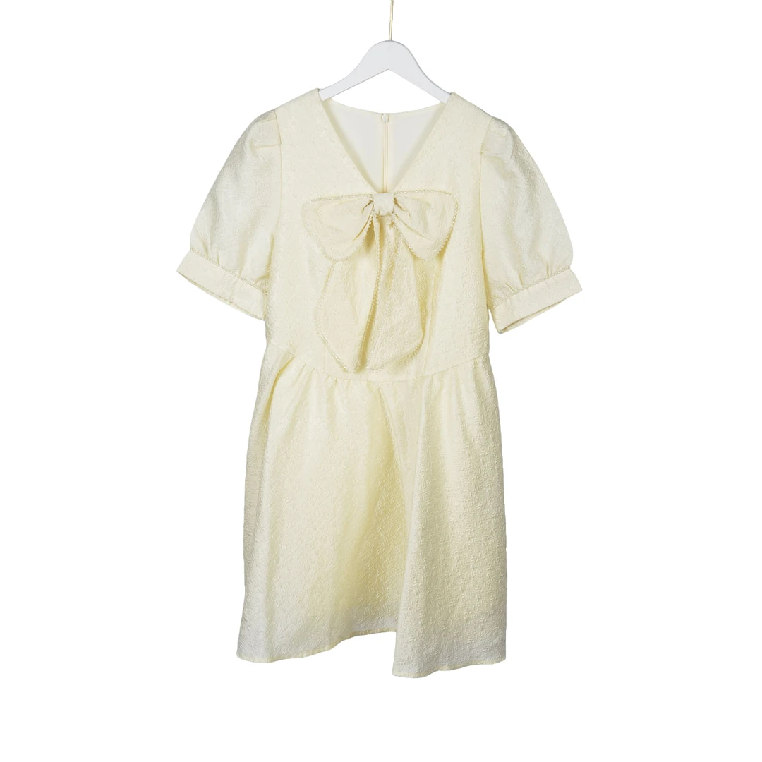 【专柜捡漏F-2】欧家女装WJB-连衣裙0150-米白