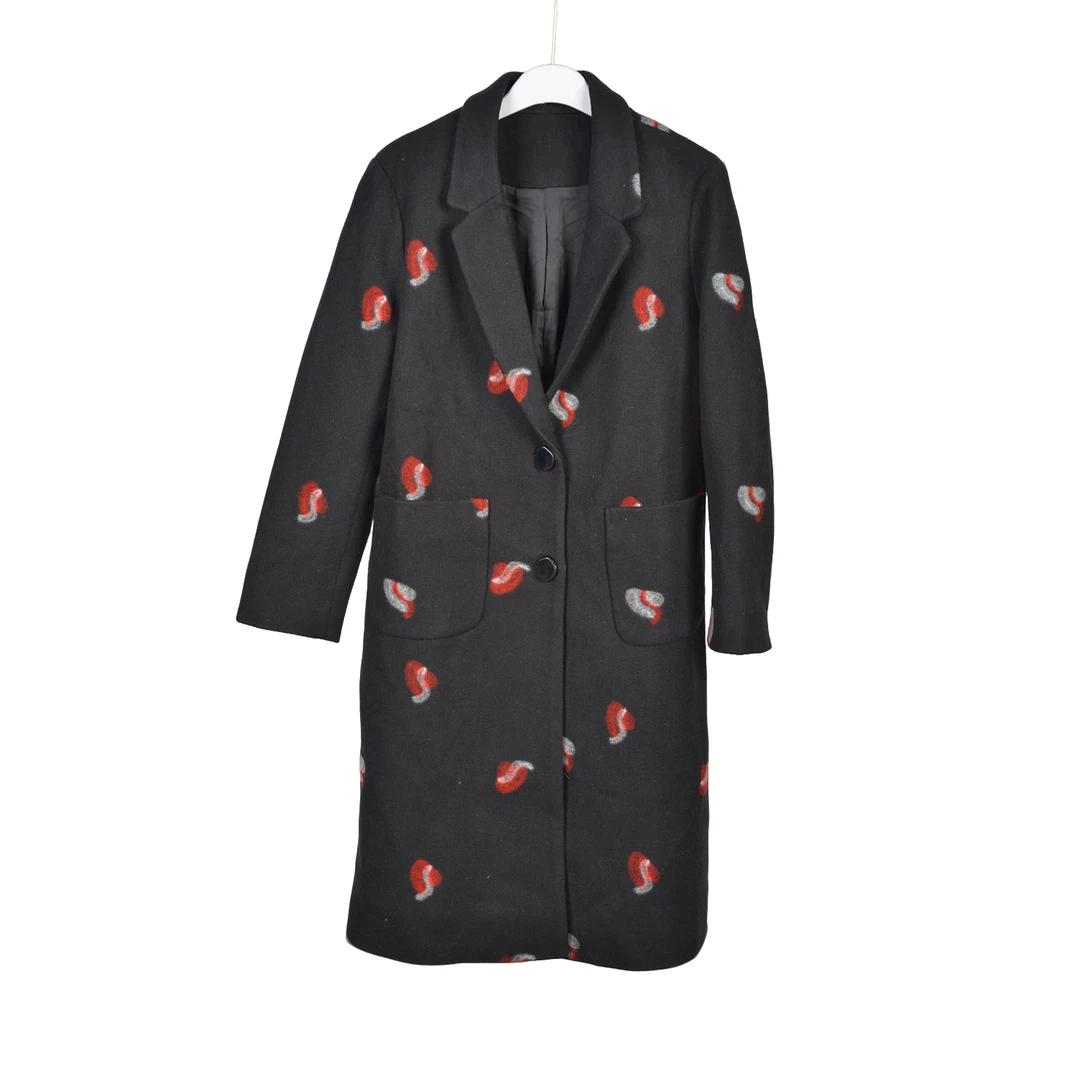 【Y专柜捡漏】广州中高端女装DQB-大衣3316黑色正码