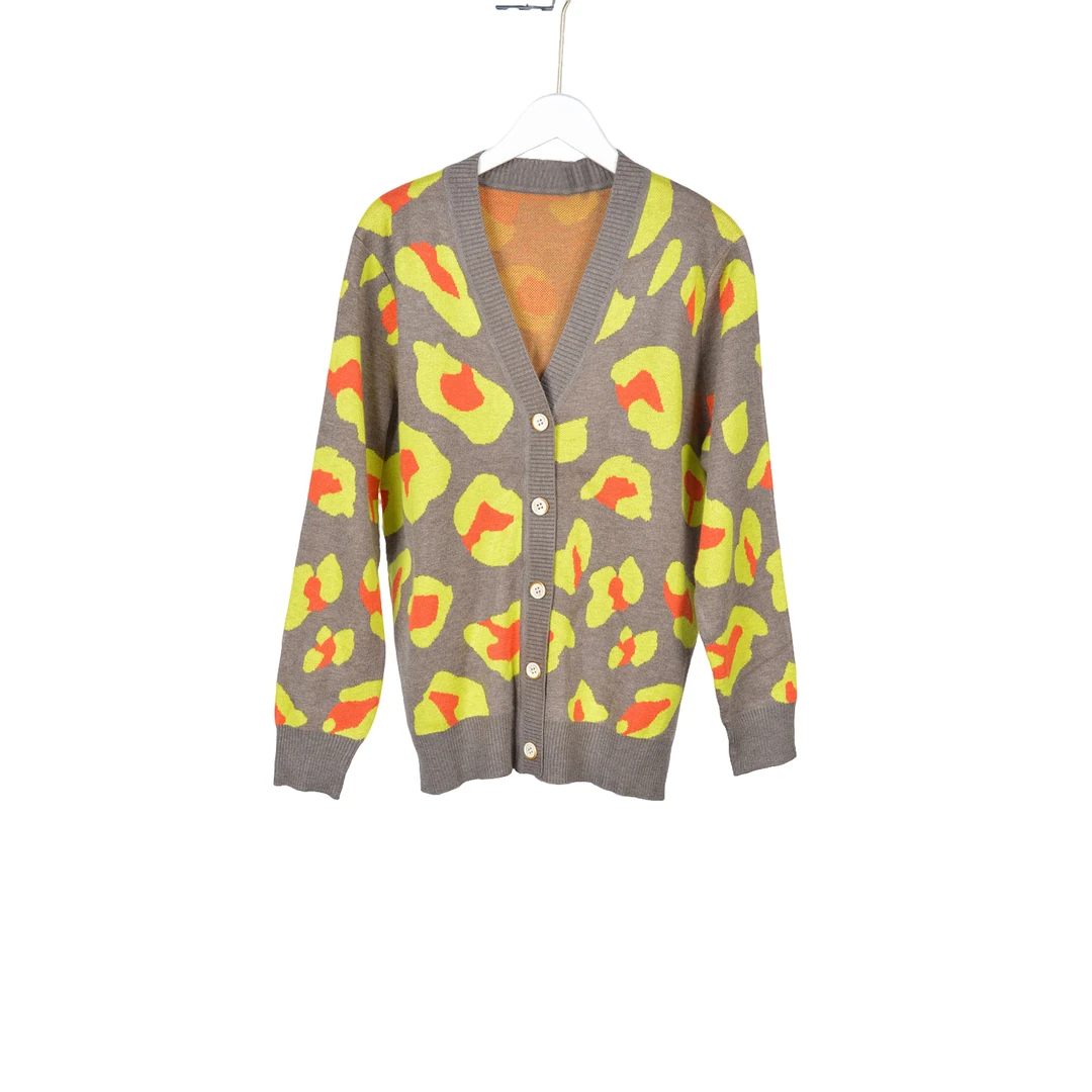 【Y专柜捡漏】 简约大气中高端女装BZC-针织毛衫3516-灰黄正码