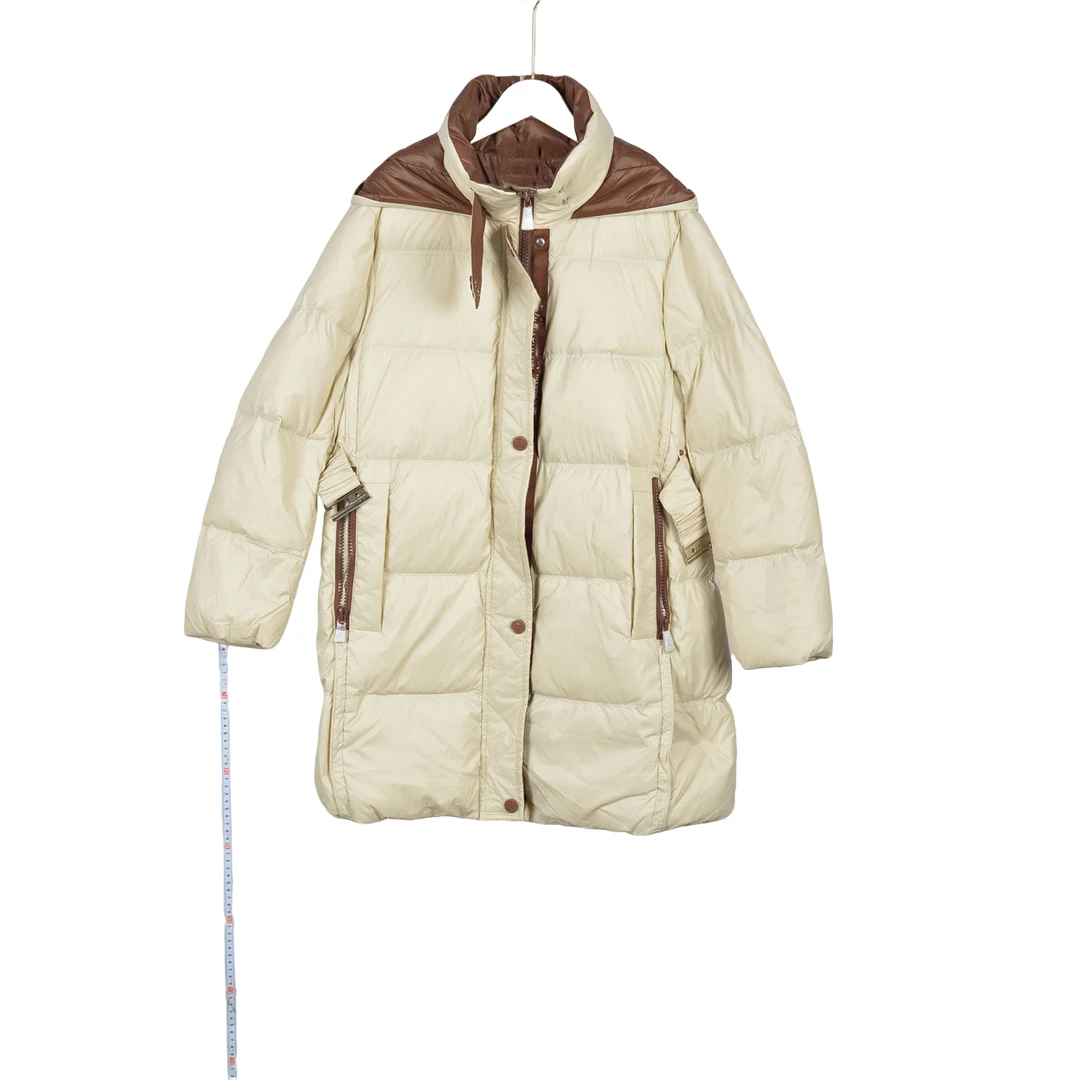 【专柜捡漏】女装QAB-棉外套7101米杏色略宽松