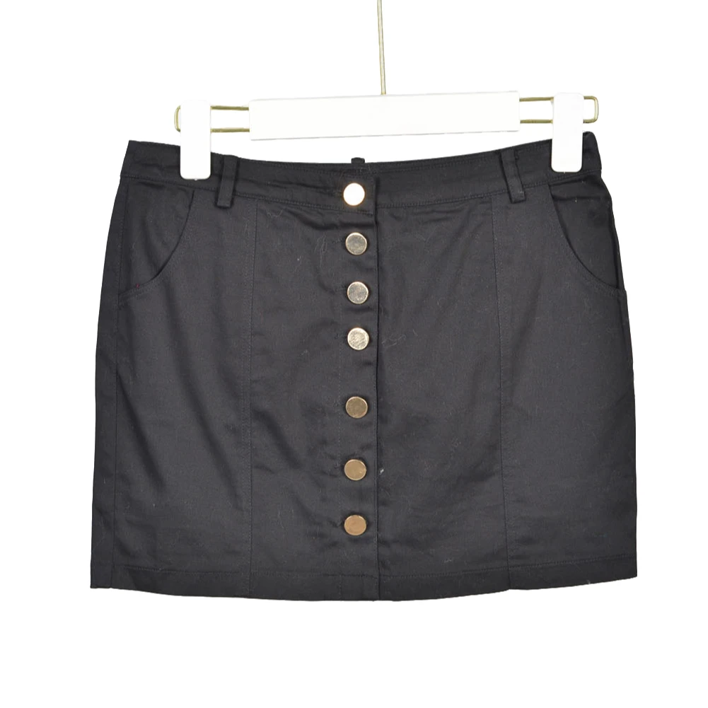 GPB1【专柜捡漏】微瑕女装ZPC－半裙1819黑色