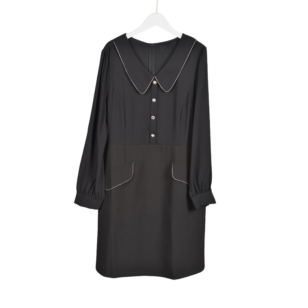 【Y专柜捡漏F-2】大码专柜QAB-连衣裙2995-神秘黑正码