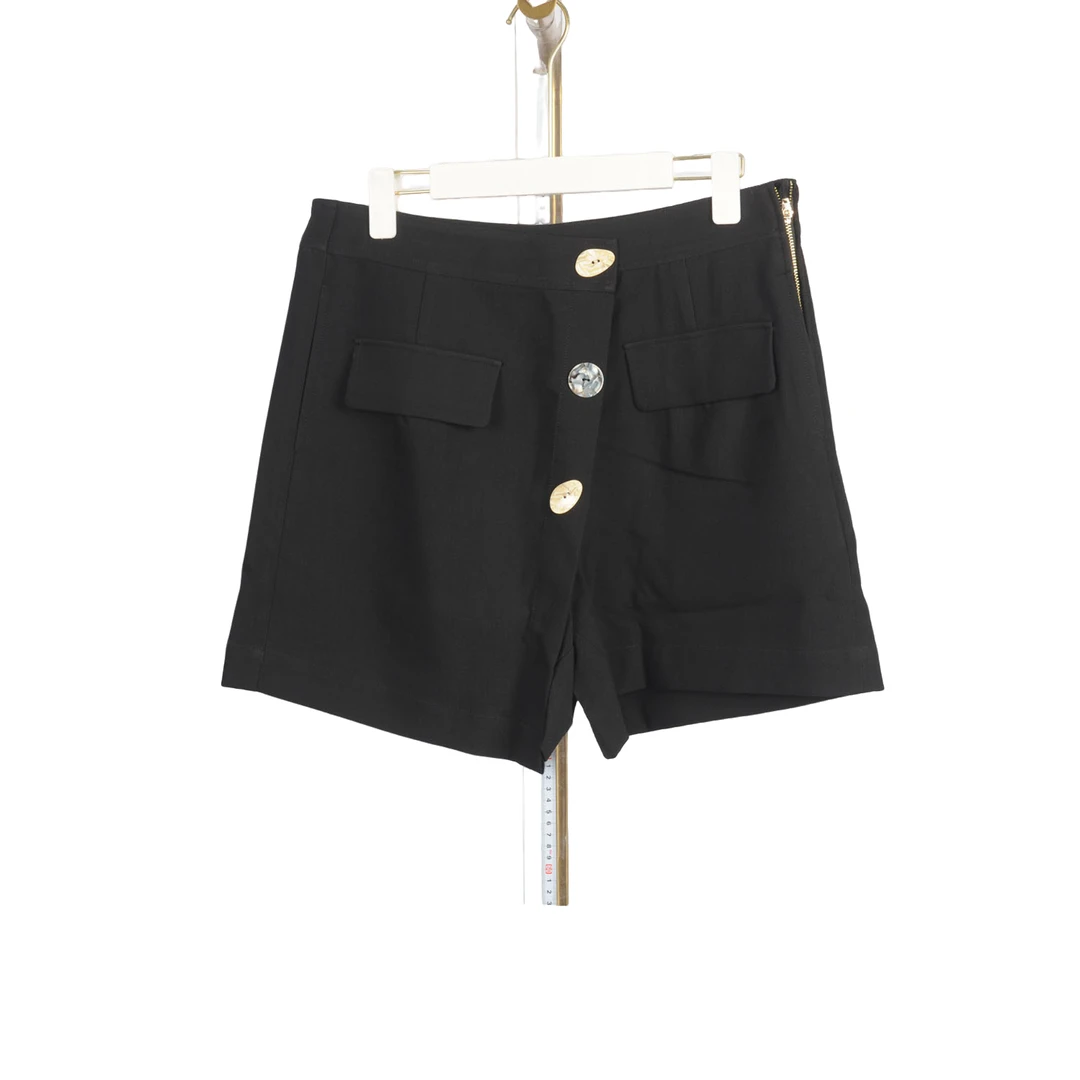 【Y专柜捡漏F-2】H8中高端大码女装QAB-短裤8083神秘黑大一码