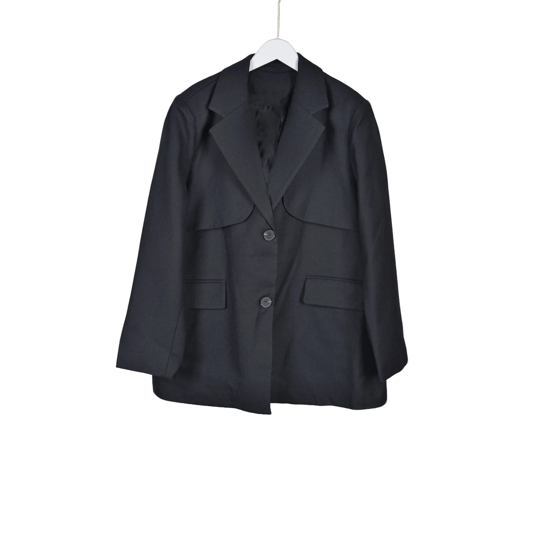 【Ｙ专柜捡漏F-4】欧家女装WJB-大衣5270黑色大一码