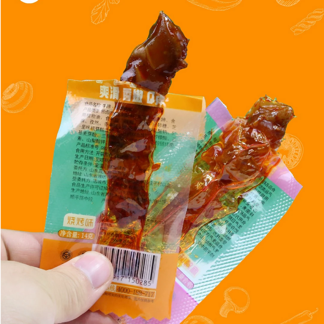 牛蹄筋网红零食水晶蹄筋