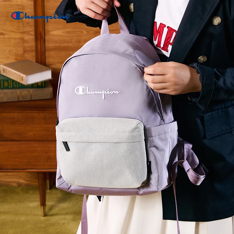 Champion冠军百搭女2024春夏新款背包书包男旅行包运动刺绣字母