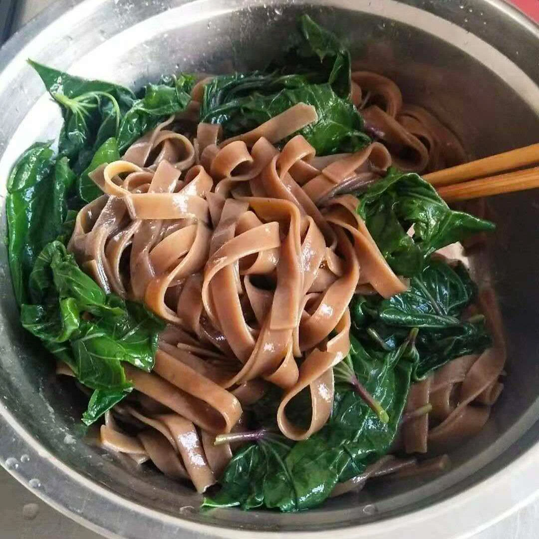 宽面条柏树沟红薯面条粗粮杂粮面条低脂饱腹农家手工挂面250g/袋