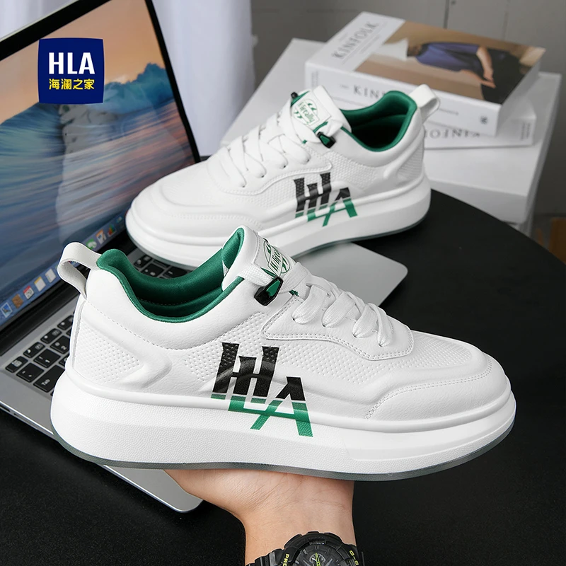 海澜之家男鞋2025新款冬季麦昆小白鞋潮牌百搭高级感厚底休闲板鞋