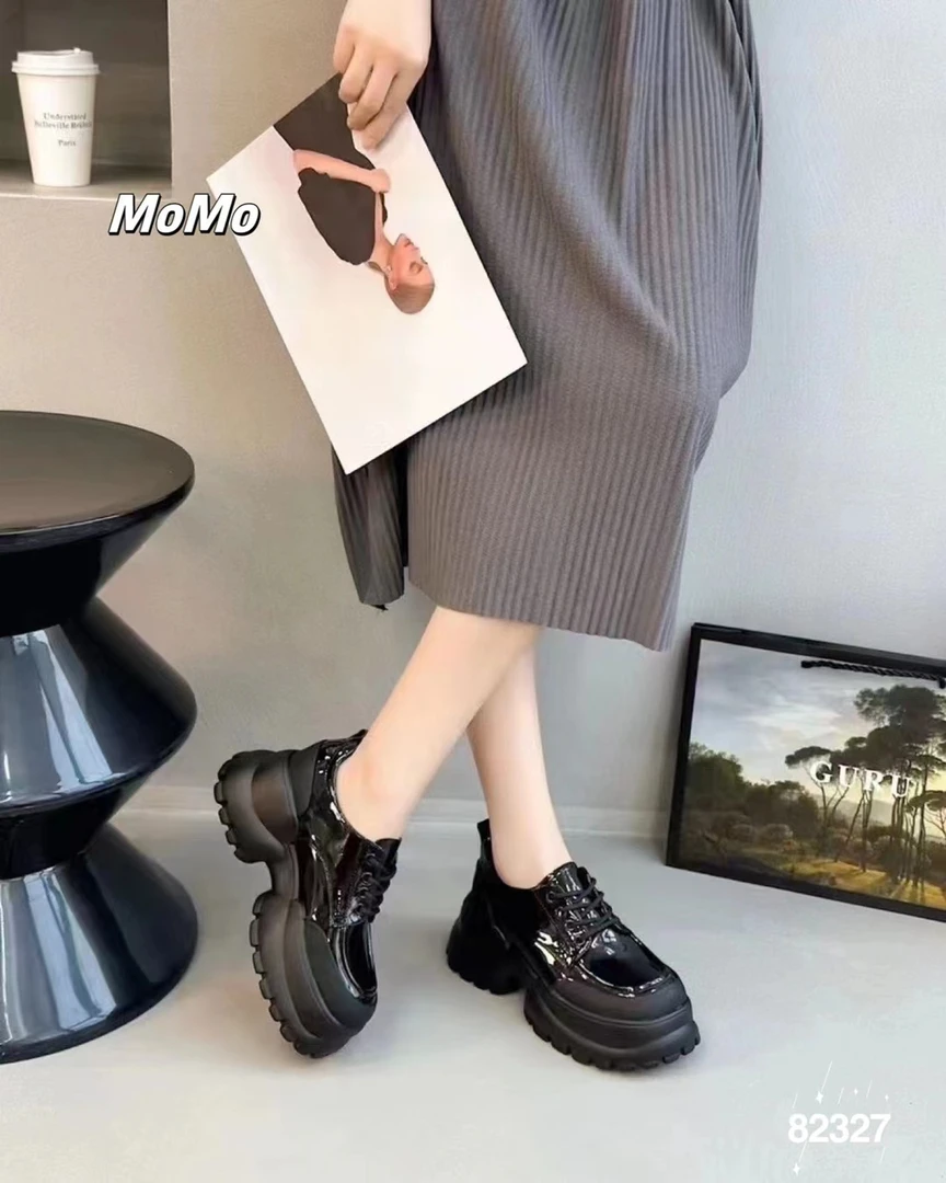 厚底百搭休闲女鞋四季款