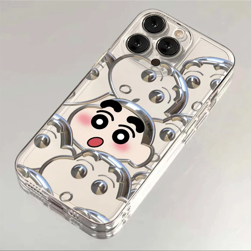 水银小新iphone15苹果13华为vivo小米14OPPO一加12卡通透明手机壳