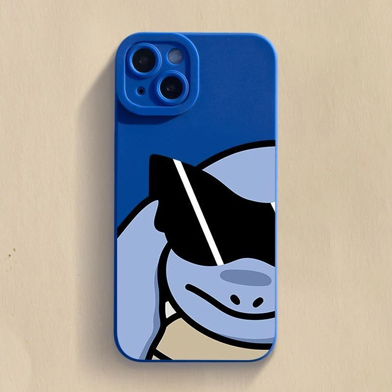 杰尼龟iPhone14手机壳苹果13promax小众12/11/xs/xr趣味7/8plus潮