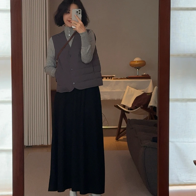 XIYE&W【垂感裙】半身伞裙