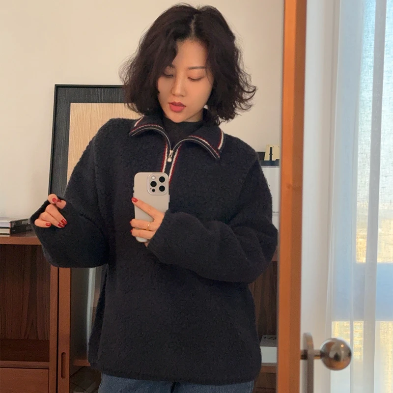 XIYE&W【夜东京】慵懒风宽松毛衣