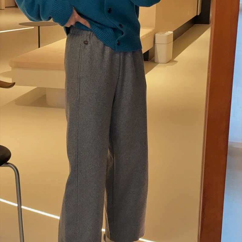 XIYE&W【芝麻裤】直筒阔腿休闲裤