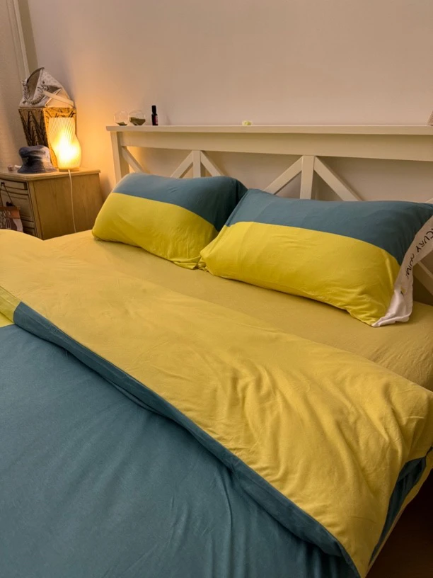 为舒适而生天丝棉针织工艺四件套 床笠款 轻薄抗菌亲肤柔软有垂感