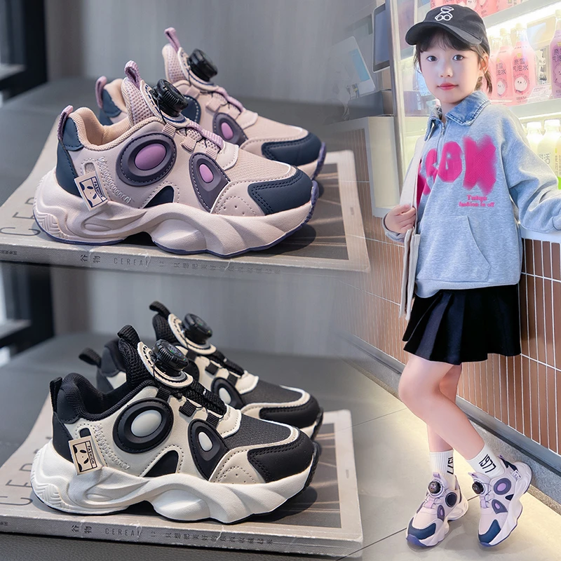 儿童运动鞋秋季新品加绒鞋子皮面秋冬轻便热选休闲鞋中大童鞋