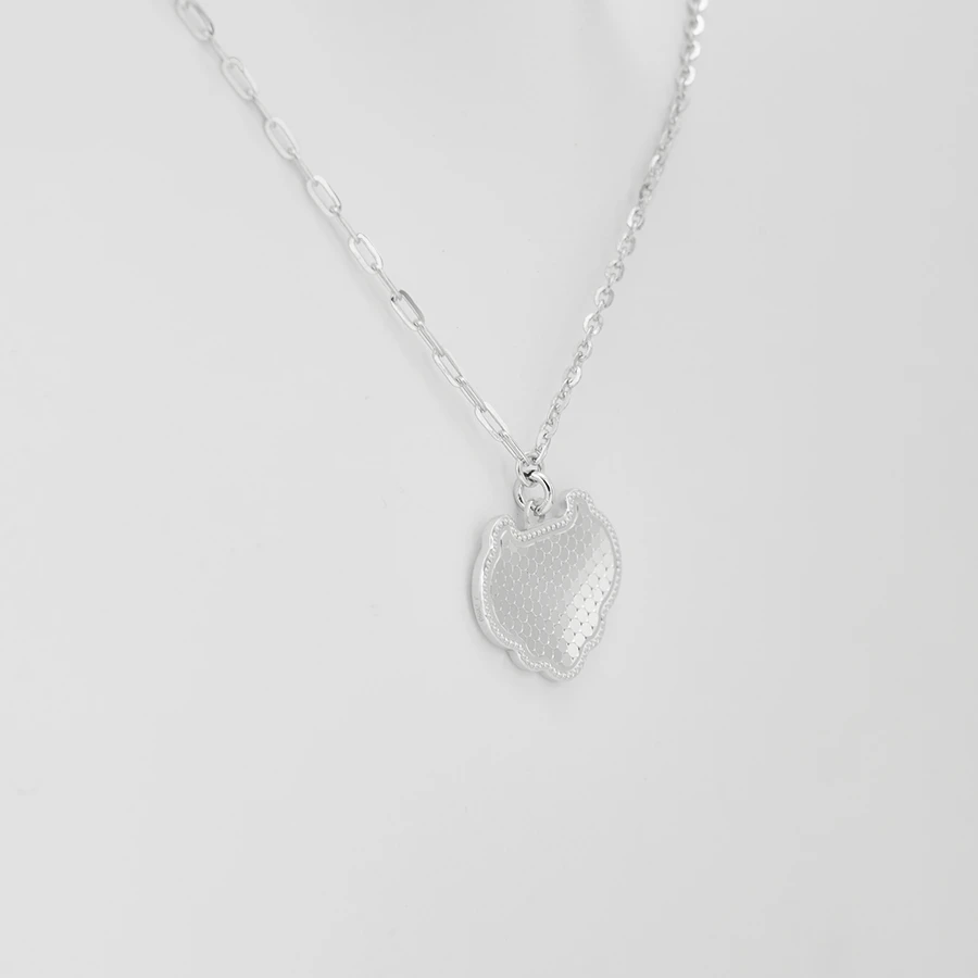 【格莉特】PT990铂金龙鳞平安锁套链 百搭小众简约大气TCX1117