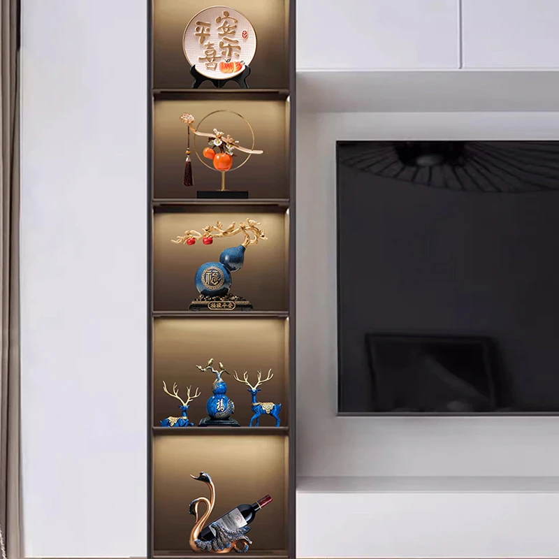 2024酒柜套组套装玄关北欧轻奢现代新中式风家居摆件客厅家居高档