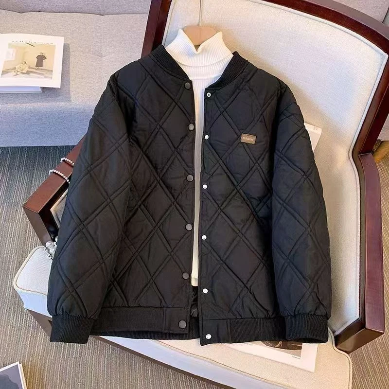 351--400洋气休闲百搭宽松加绒加厚女款秋冬杂款外套这里拍