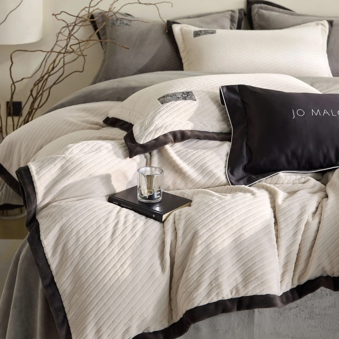 雯雯妈-祖马龙！【伊洛利娅】冬季保暖加厚芝士绒四件套