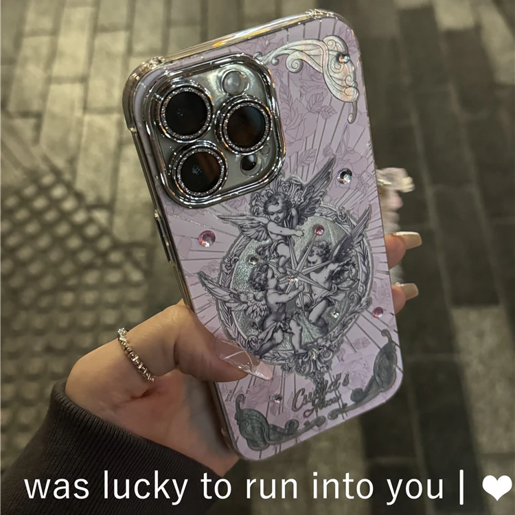 复古欧美古希腊丘比特iPhone12手机壳13pro苹果14promax创意15pro