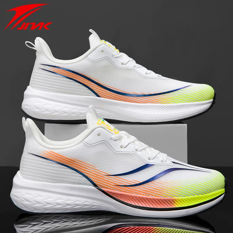 JMK/金莱克2024年新款网面透气防滑百搭跑鞋男士潮鞋休闲运动鞋