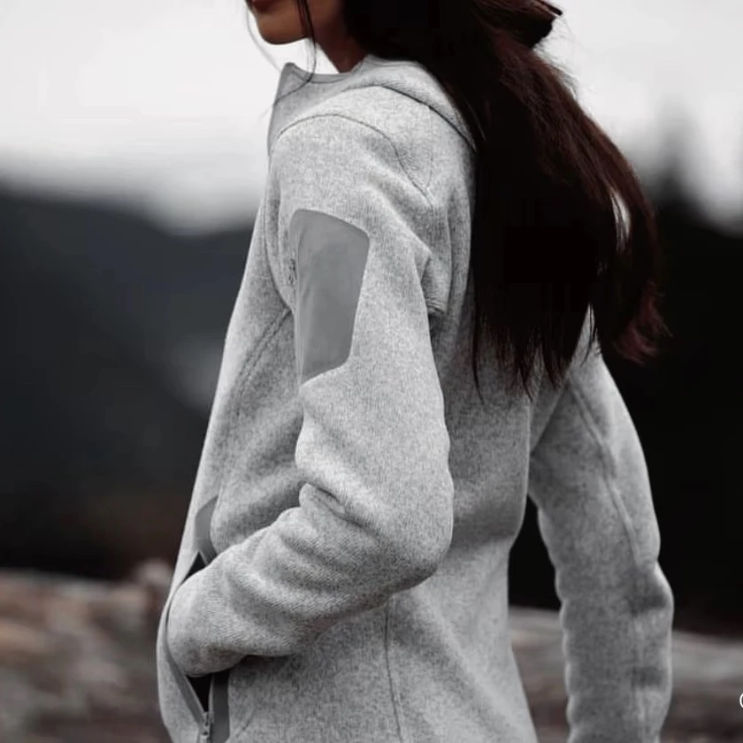 【象物】25ss秋19配色抓绒衣！户外运动吸湿排汗男女款立领连帽卫衣