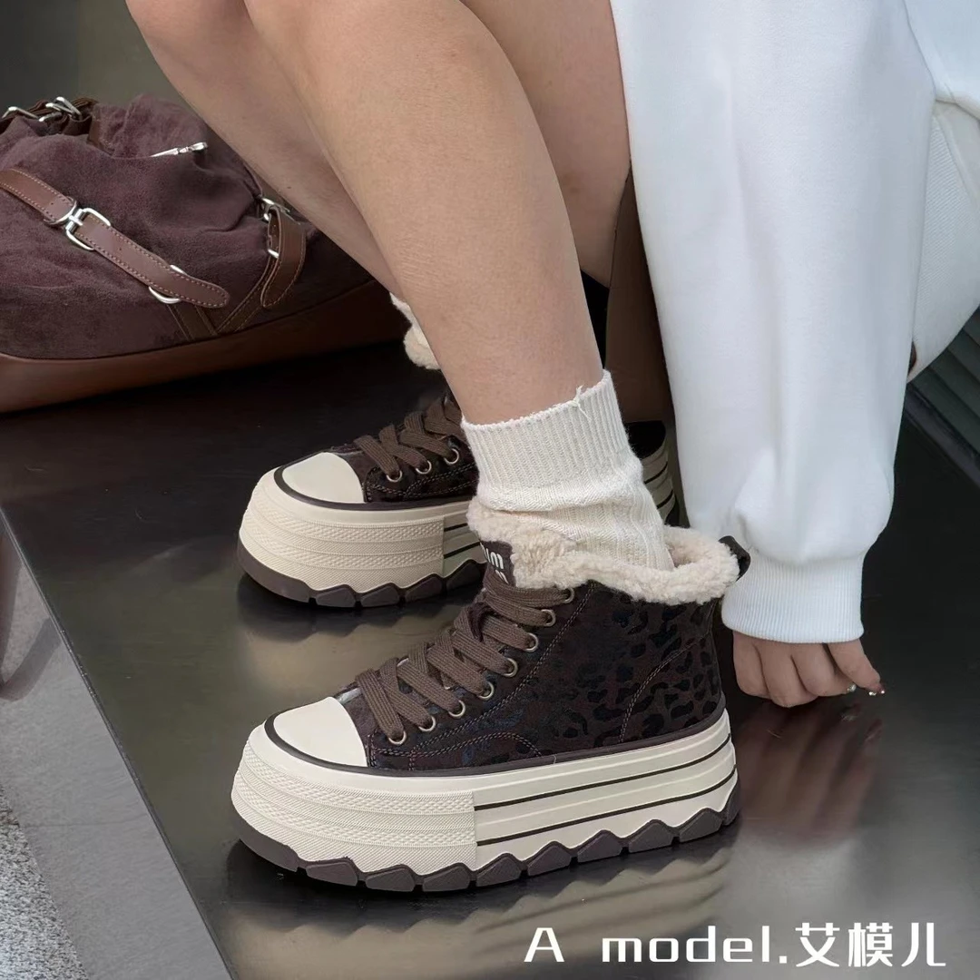 加绒厚底鞋休闲鞋150-10