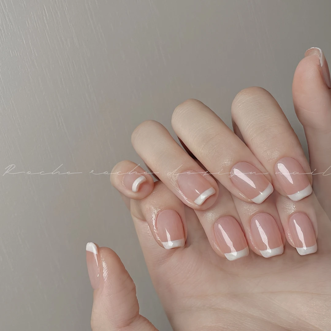 【万能搭】 Rola nora纯手工穿戴甲 定制穿戴甲 免烤 nail 裸色百搭