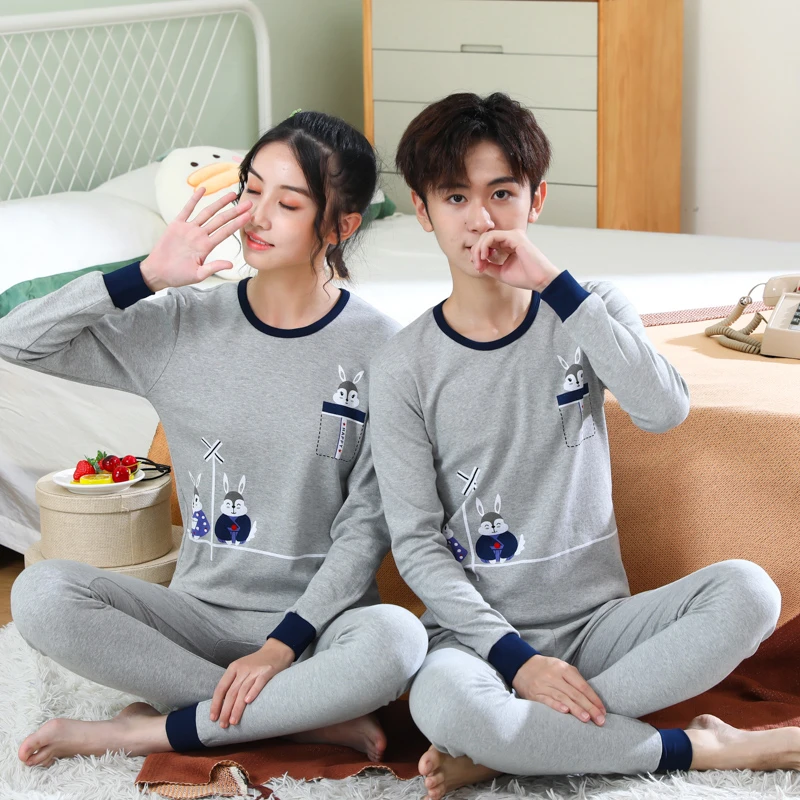 2024秋冬新款青少年纯棉秋衣秋裤套装中大童保暖套装儿童保暖套装