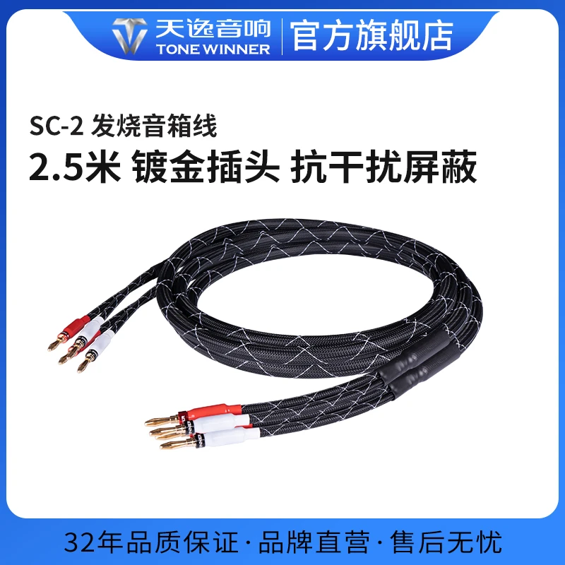 Winner/天逸SC-2发烧级HiFi喇叭线主音响专用线功放音响连接线