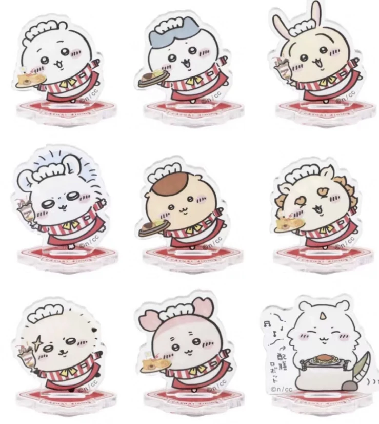 【五五拆卡】chiikawa 吉伊卡哇餐厅立牌/吧唧