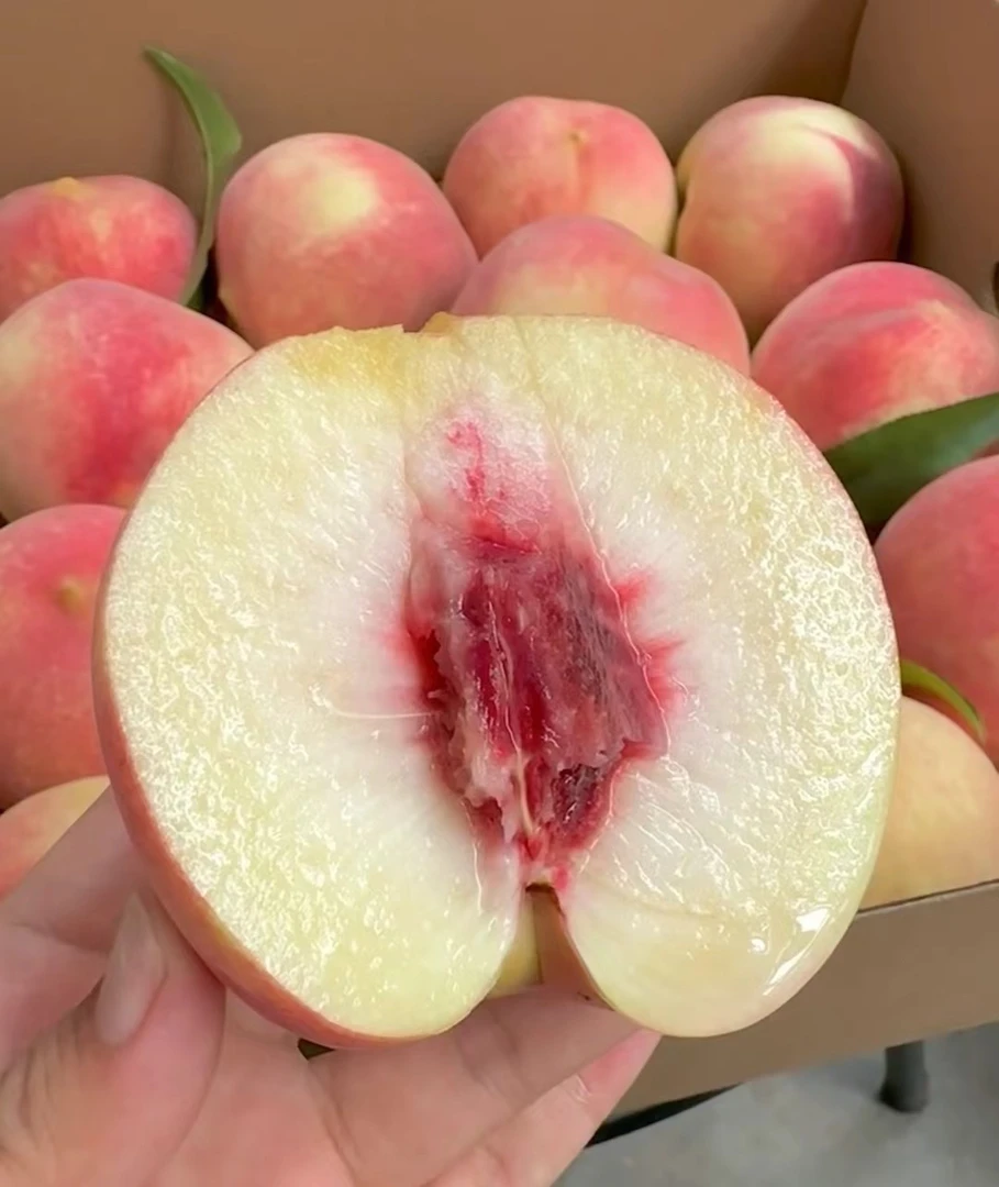 金秋蜜桃两颗切盒约350克