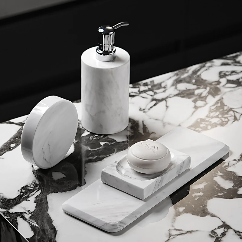 卫生间家用大理石沥水肥皂盒星级酒店会所香皂碟浴室洗手工皂托架