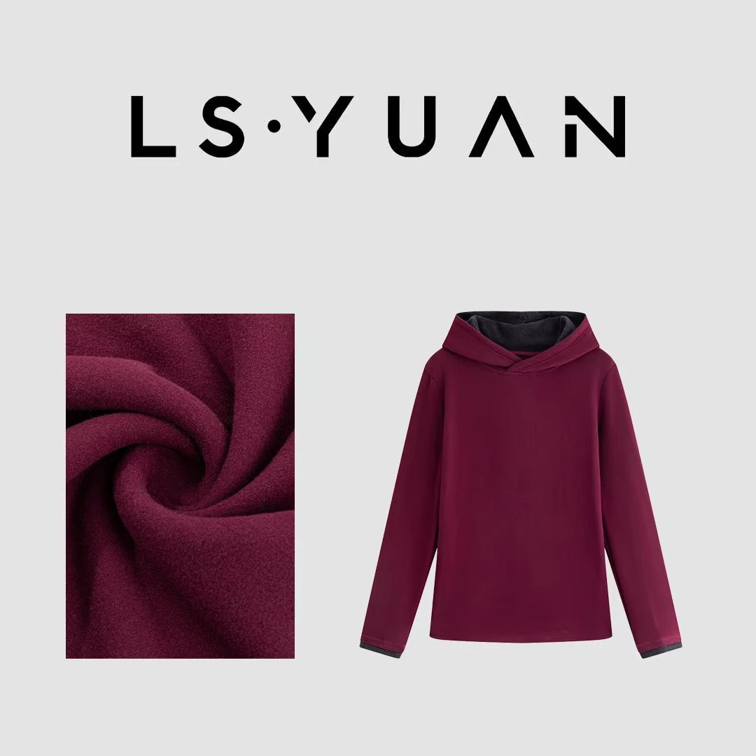 【格一专属】穿即显瘦德绒撞色卫衣帽衫-772