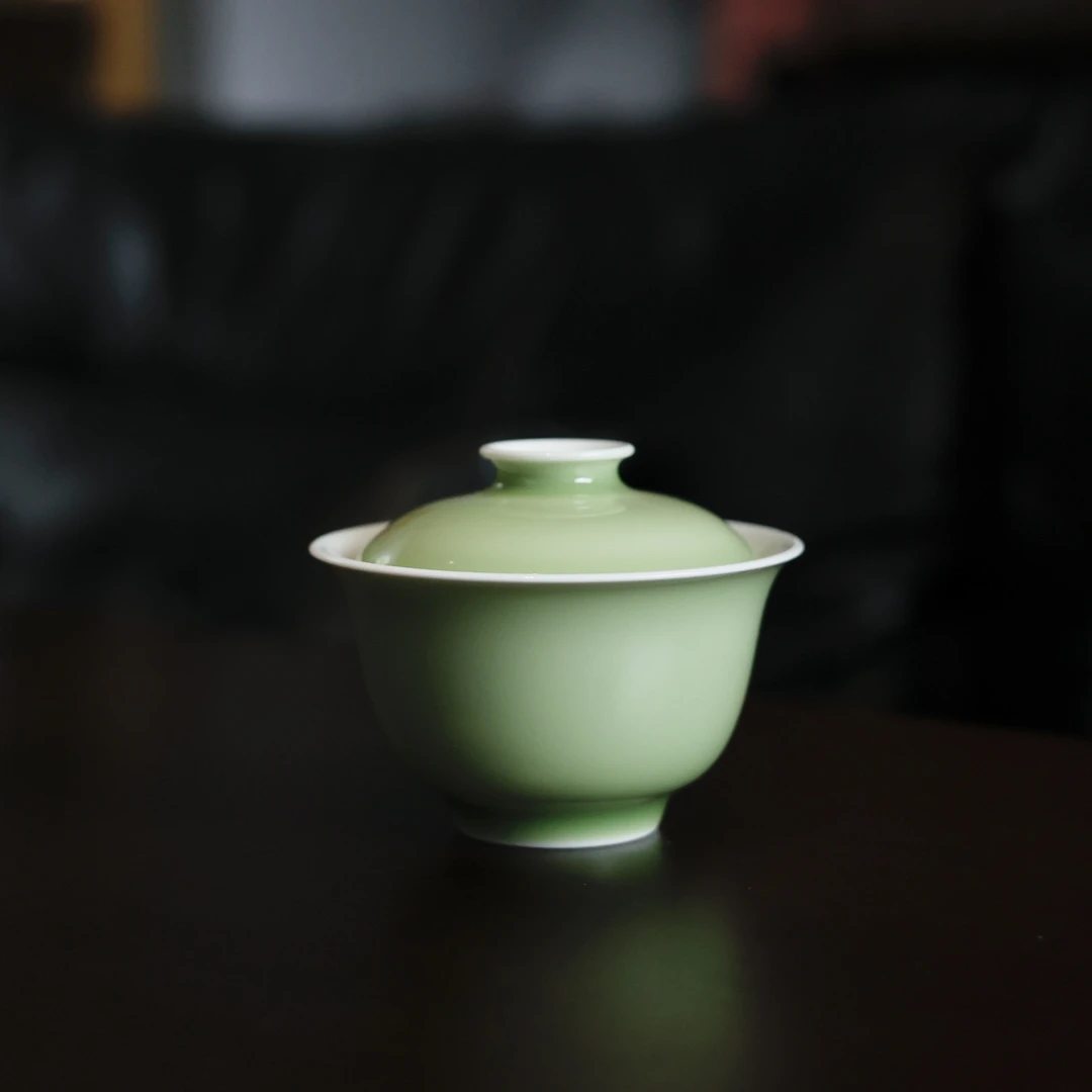 浅草绿盖碗｜泡茶利器｜115ml