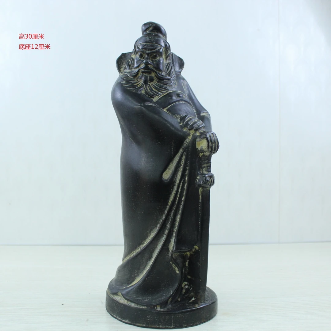 山西青石精美桌面摆件钟馗