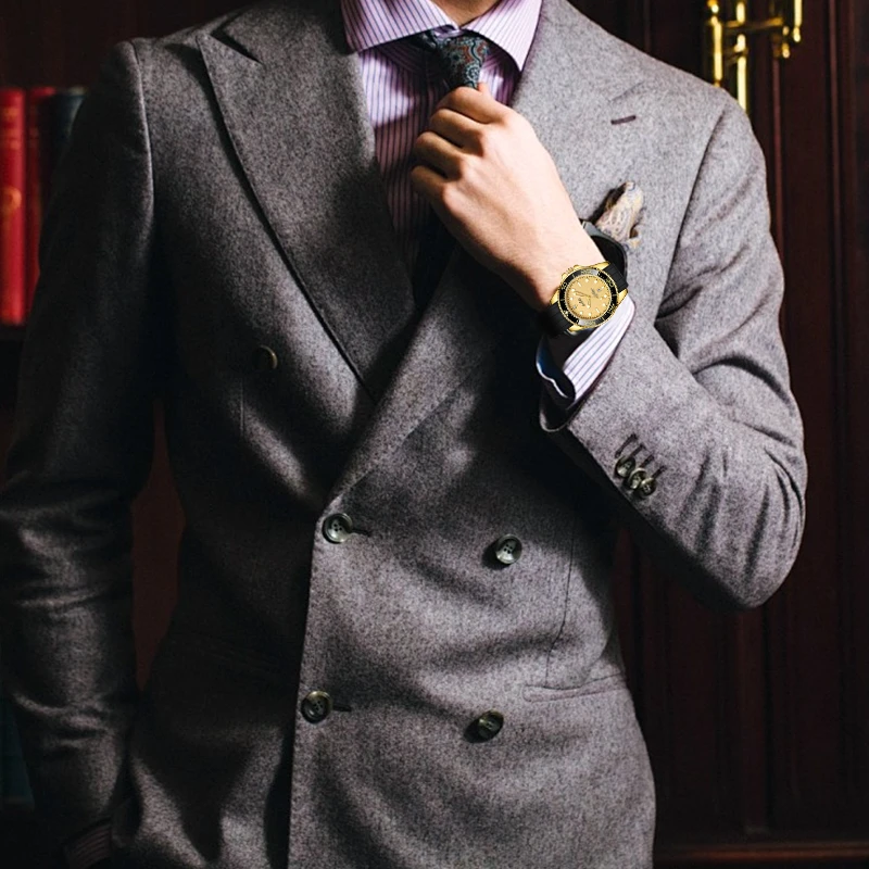 【高总补贴】金游艇系列 经典高端男士全自动手表LSK8005-1-G