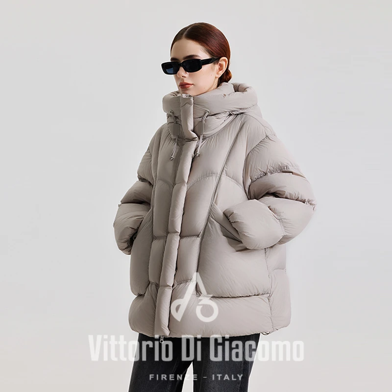 VittorioDiGiacomo/迪伽默2024新款泡芙羽百搭绒服-DJM122415