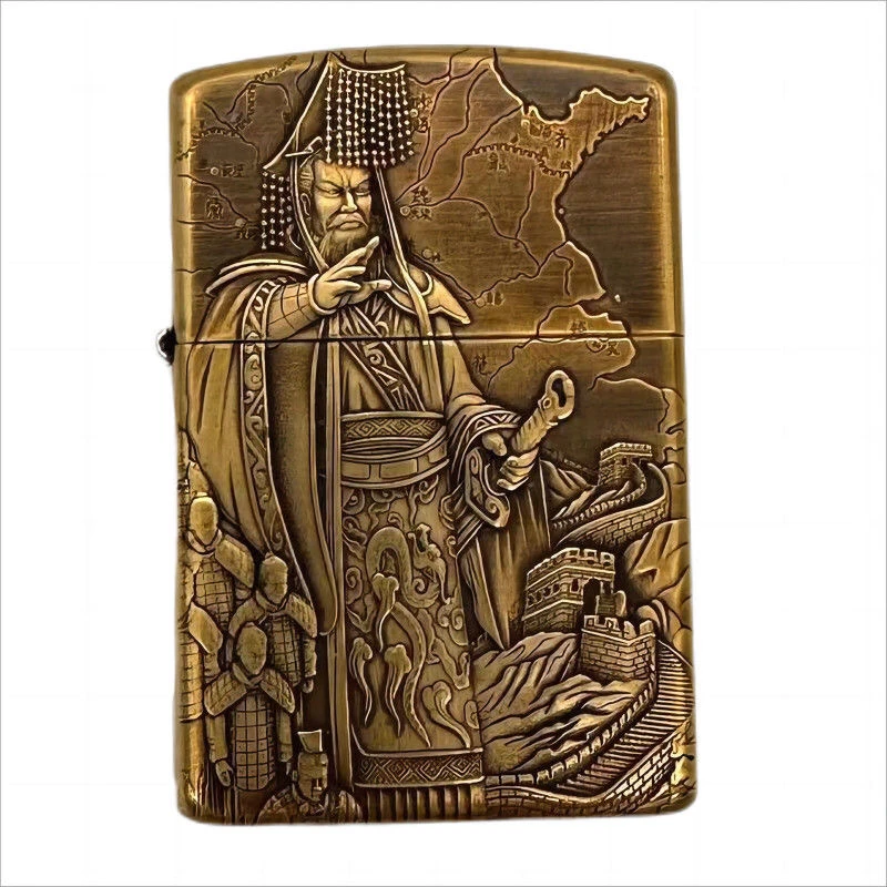 ZORRO/902S佐罗秦始皇浮雕盔甲煤油打火机