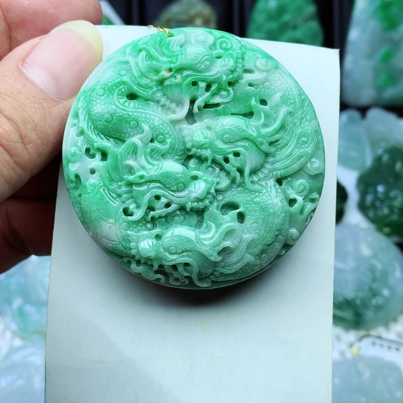 【闪购商品】翡翠挂件未镶嵌)