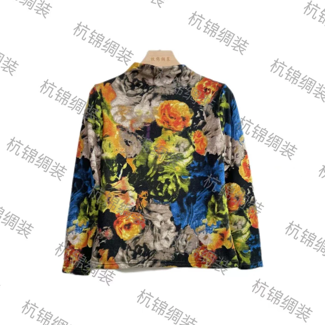 [杭锦绸装]秋冬新款加厚针织衫519