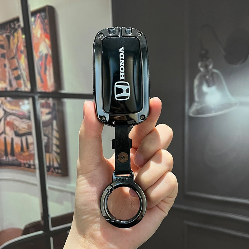 适用2023款本田HRV钥匙套11代思域CRV雅阁英仕派型格车金属壳扣