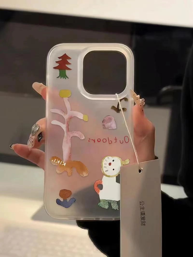 森林动物适用苹果15pro/14手机壳11iphone13女12小米vivo华为oppo