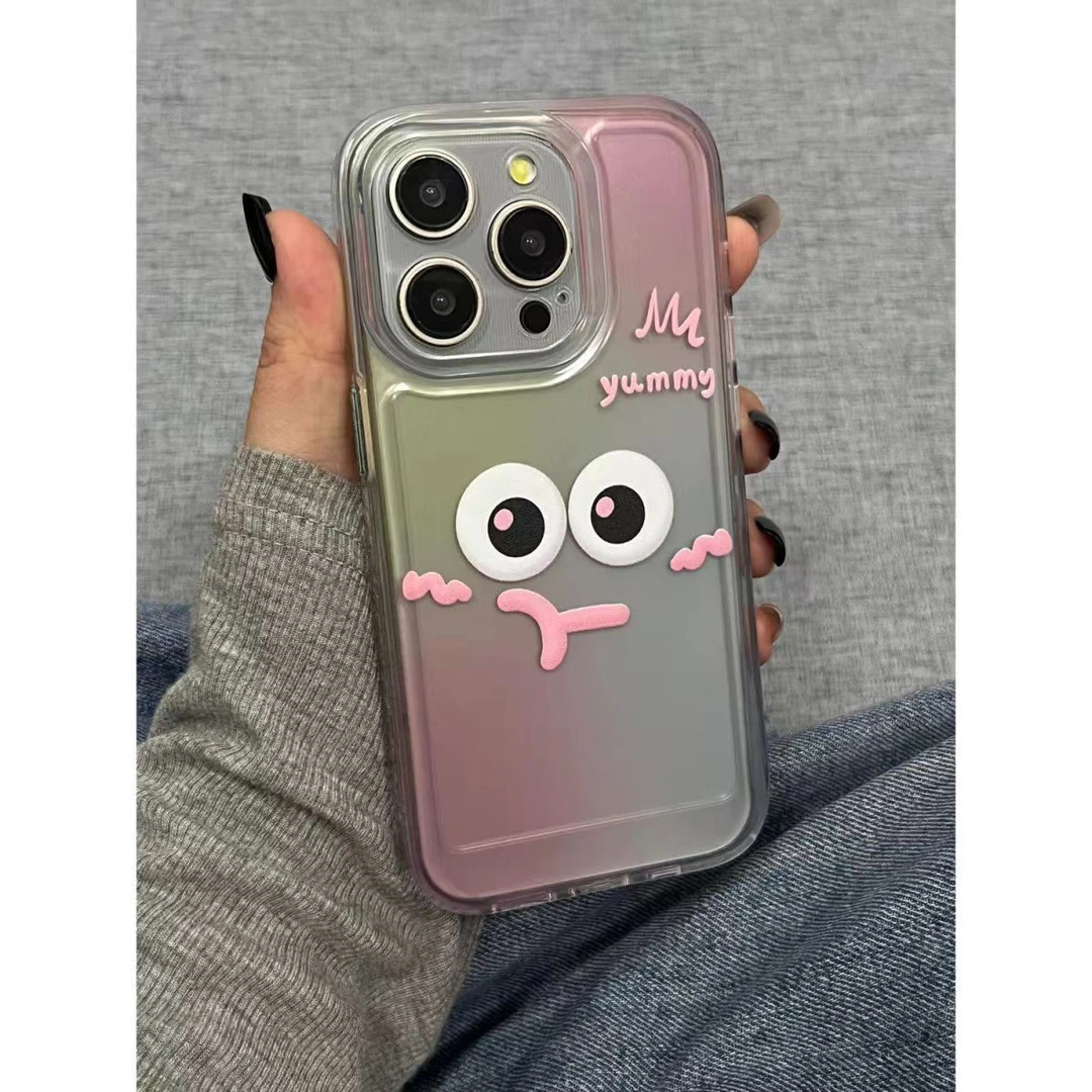 晕染表情适用苹果15pro/14手机壳11iphone13女12小米vivo华为oppo