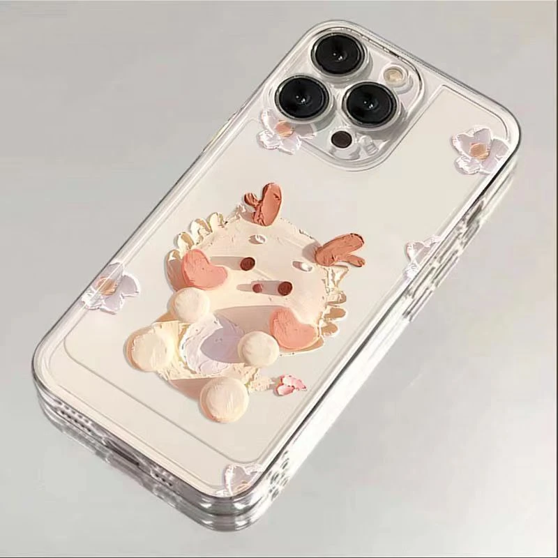 小白龙适用苹果15pro/14手机壳11iphone13女12小米vivo华为oppo