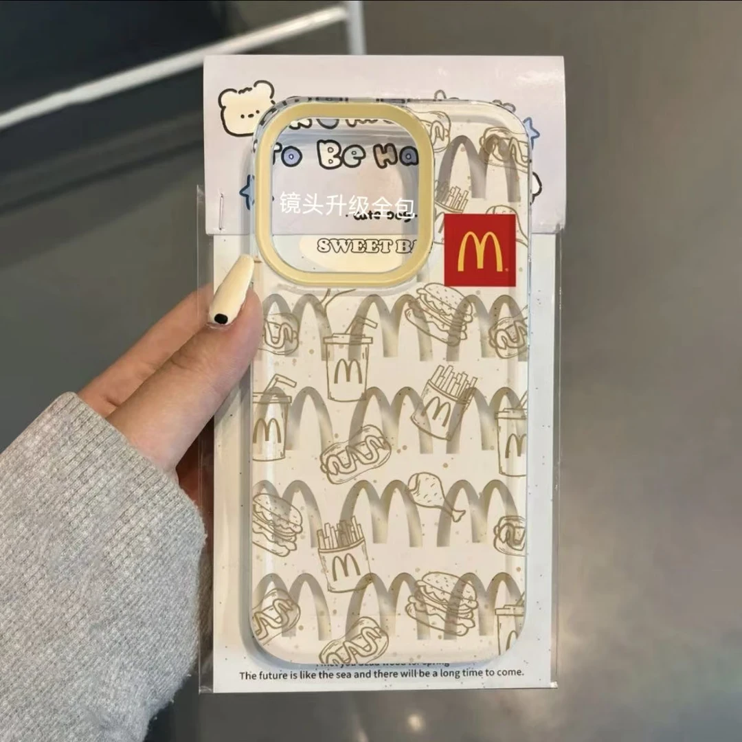 空麦当劳适用苹果15pro/14手机壳11iphone13女12小米vivo华为oppo